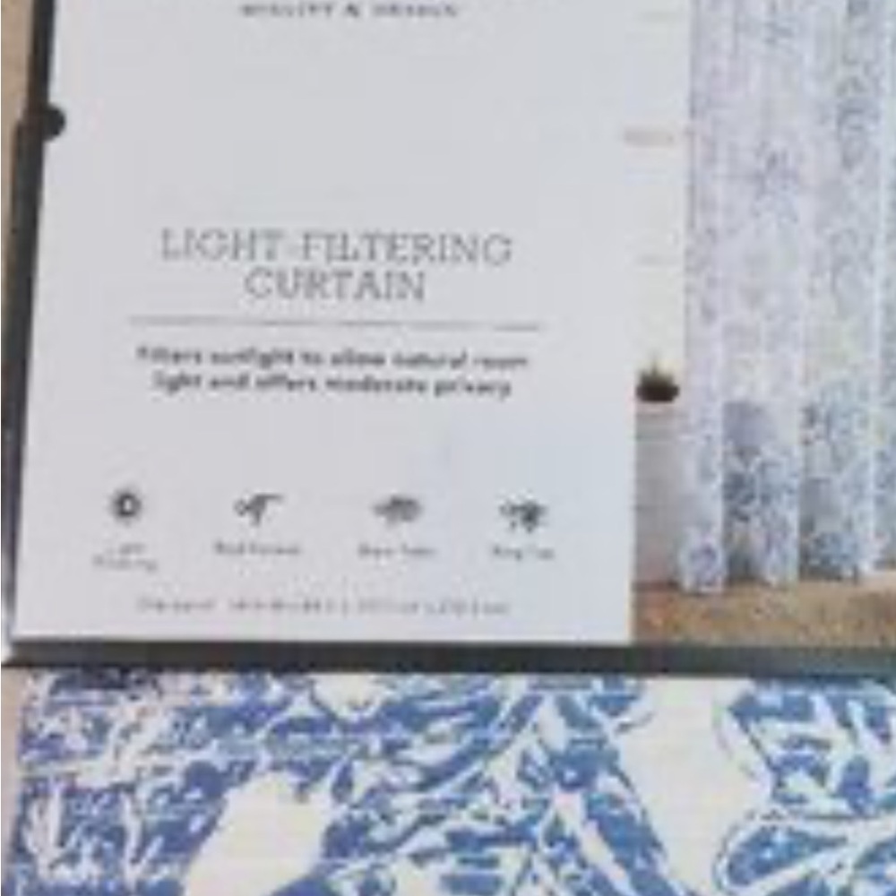 Threshold Blue Light Filtering Curtain